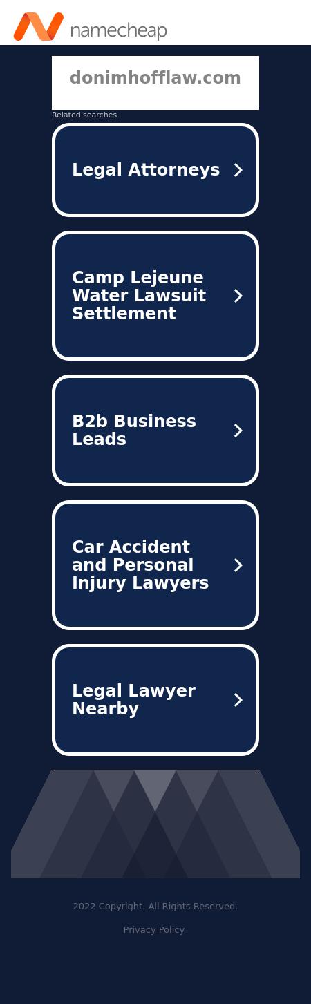 Imhoff Don Jr - Middletown OH Lawyers