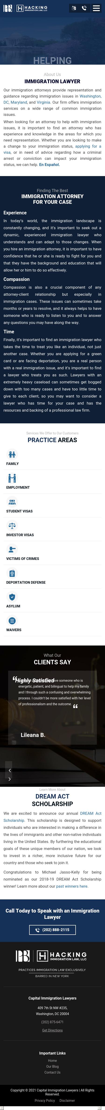 Immigration Attorney Natalia Segermeister - Washington DC Lawyers