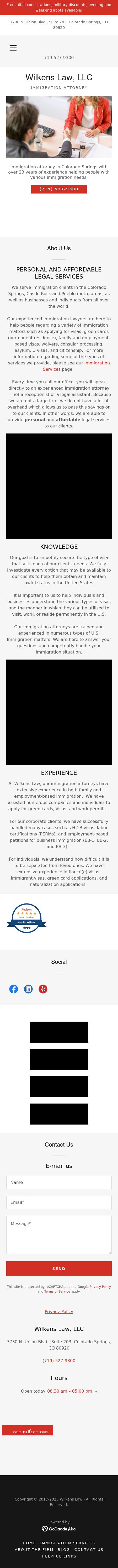 Wilkens Law, LLC - Colorado Springs CO Lawyers