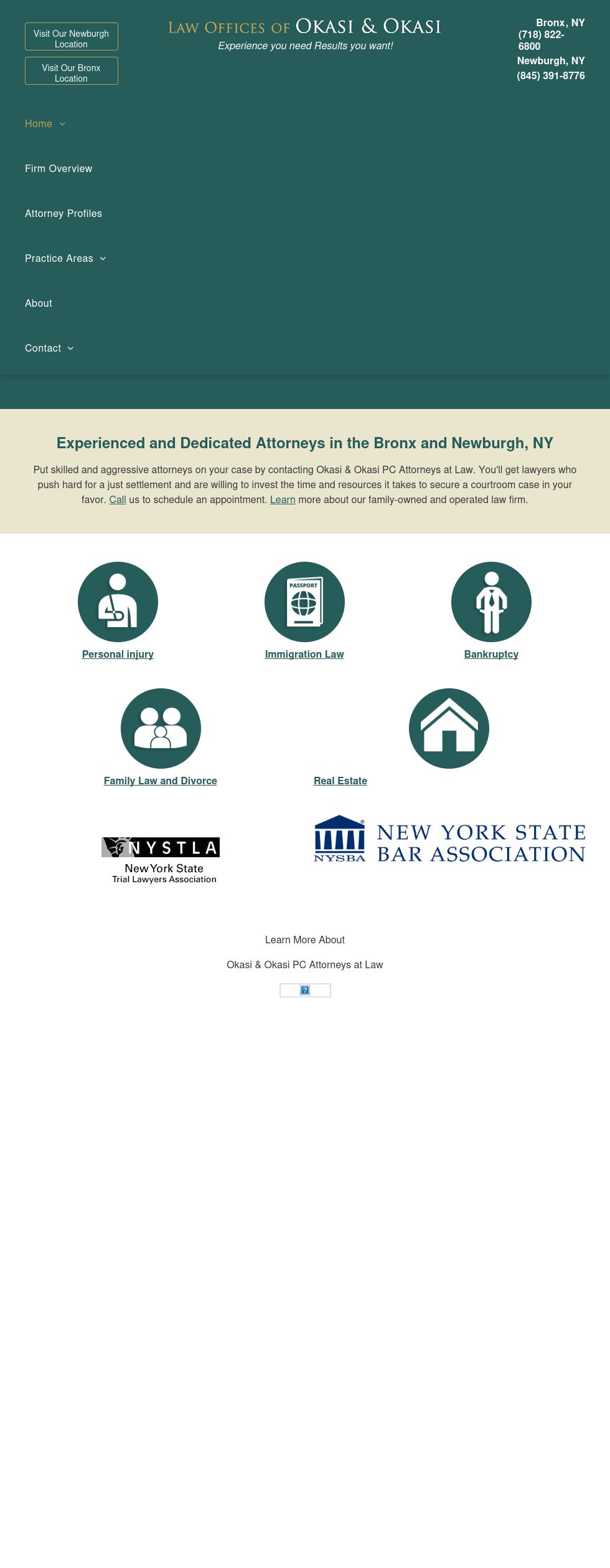 OKASI & OKASI, P.C. - Bronx NY Lawyers