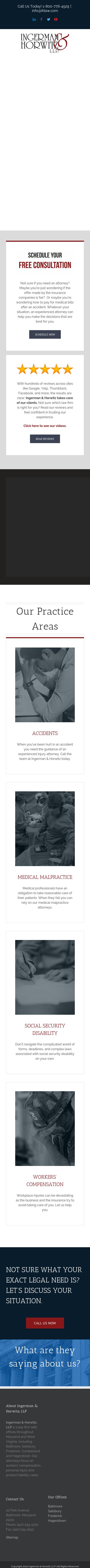 Ingerman & Horwitz, LLP - Personal Injury Attorney Baltimore - Baltimore MD Lawyers