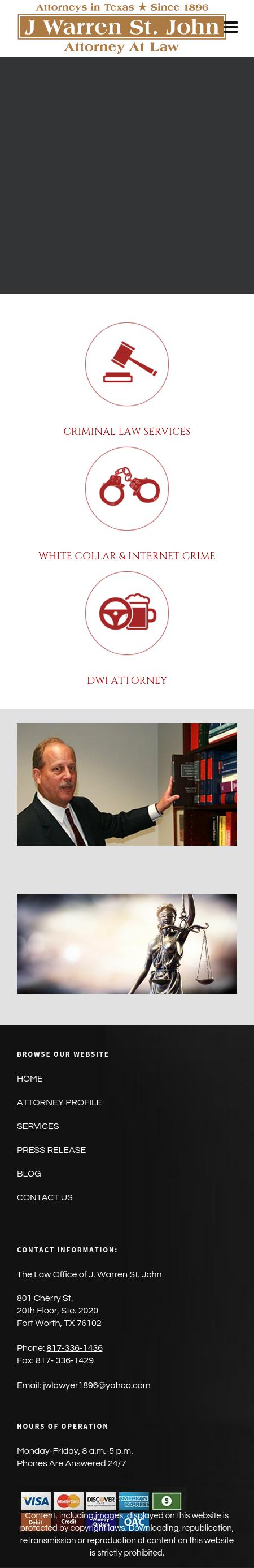 J. Warren St. John - Fort Worth TX Lawyers