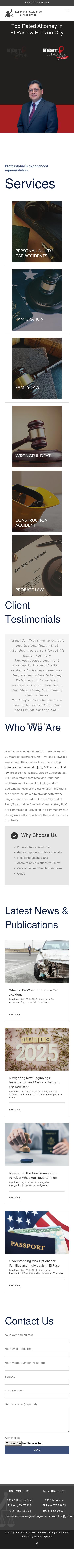 Jaime Alvarado & Assoc., PLLC - El Paso TX Lawyers