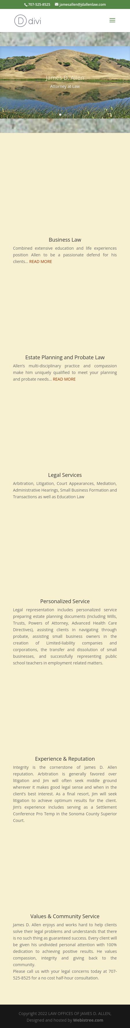 James D Allen Attorney At Law - Santa Rosa CA Lawyers