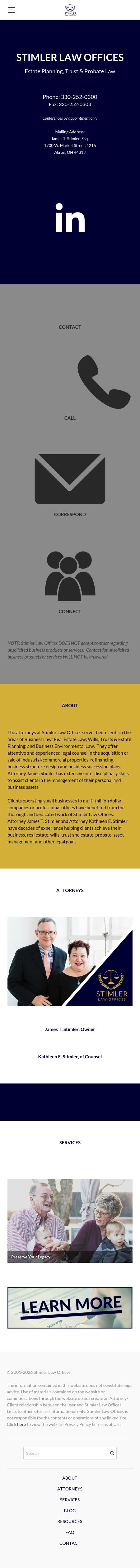 James T Stimler - Cuyahoga Falls OH Lawyers