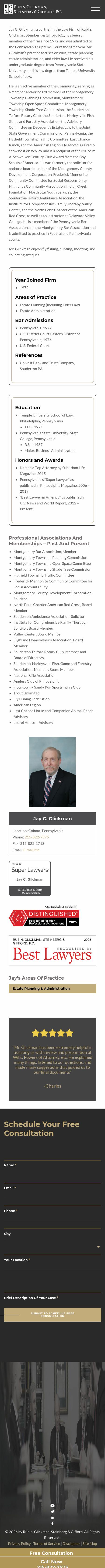 Jay C. Glickman - Newtown PA Lawyers