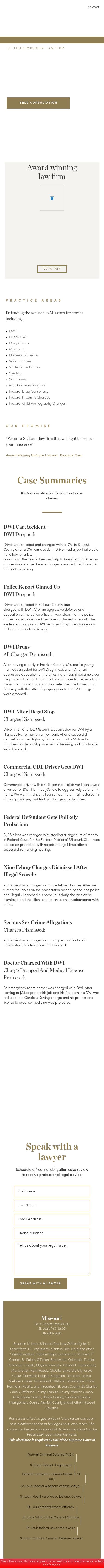 JCS Law - Criminal Defense - Serving MO & IL - Saint Louis MO Lawyers
