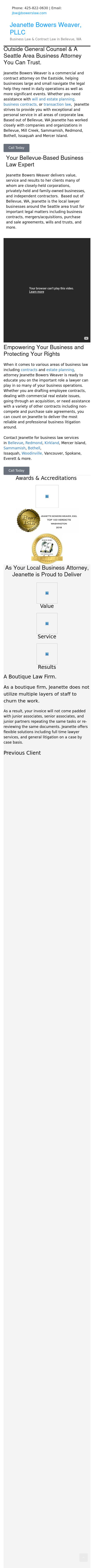 Jeanette Bowers Weaver, PLLC - Bellevue WA Lawyers