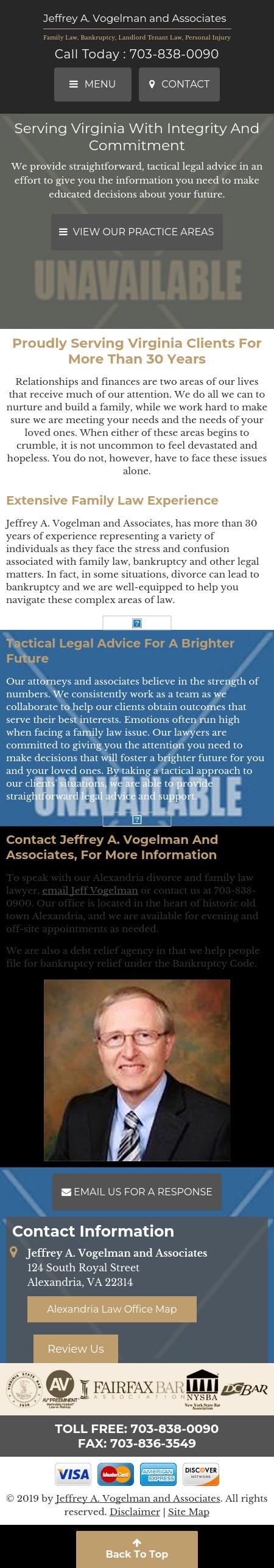 Jeffrey A. Vogelman and Associates - Alexandria VA Lawyers