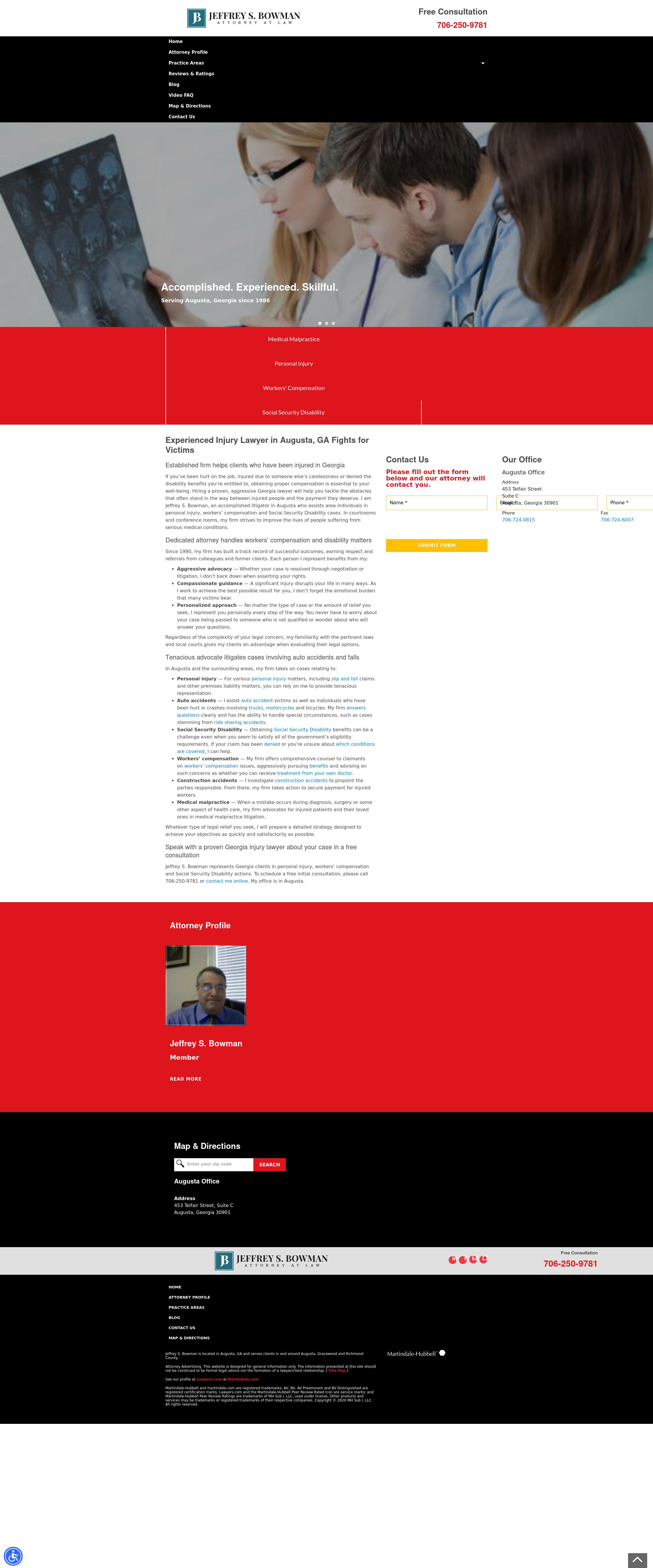 Jeffrey S. Bowman Attorney At Law - Augusta GA Lawyers