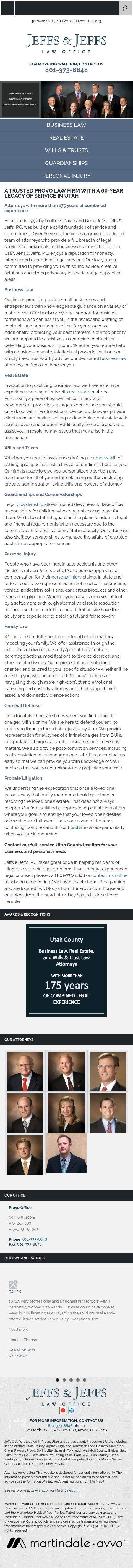 Jeffs & Jeffs PC - Provo UT Lawyers