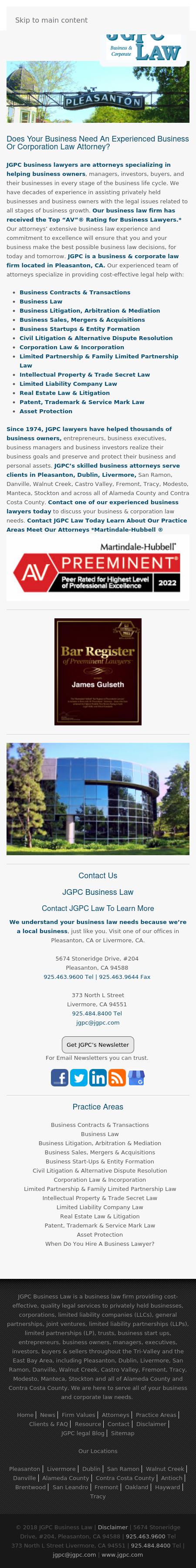 JGPC Law - Pleasanton CA Lawyers