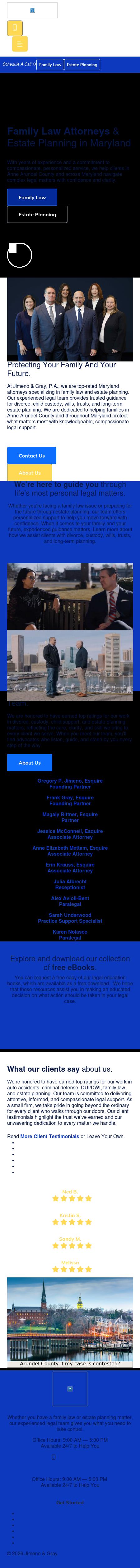 Jimeno & Gray, P.A. - Glen Burnie MD Lawyers