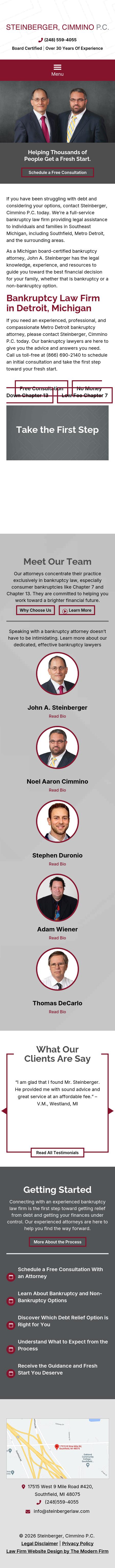 John A. Steinberger & Associates - Clinton Twp MI Lawyers