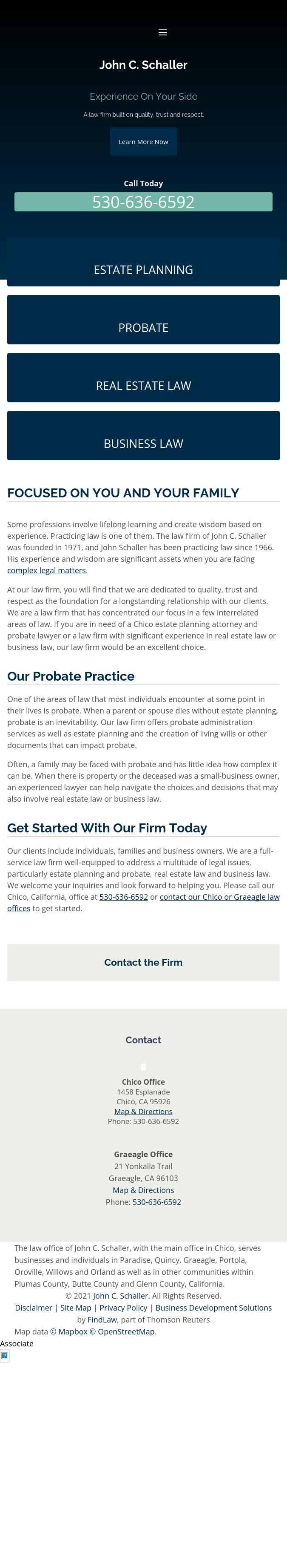 John C. Schaller - Chico CA Lawyers