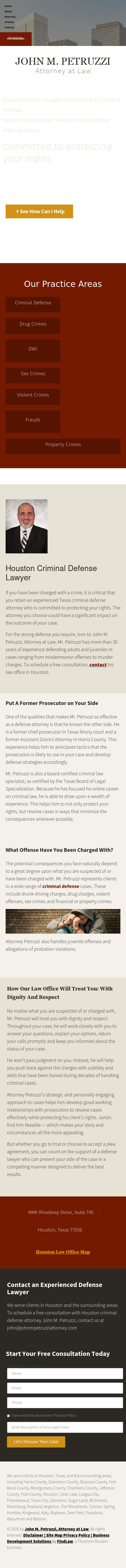 John M. Petruzzi, Attorney at Law - Houston TX Lawyers