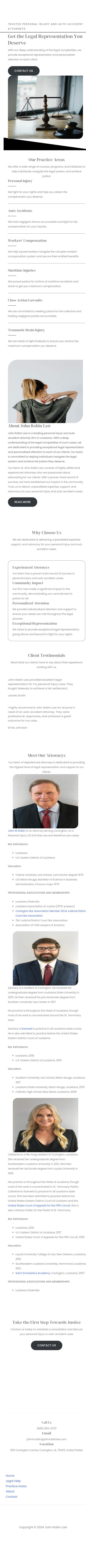 John M. Robin - Covington LA Lawyers