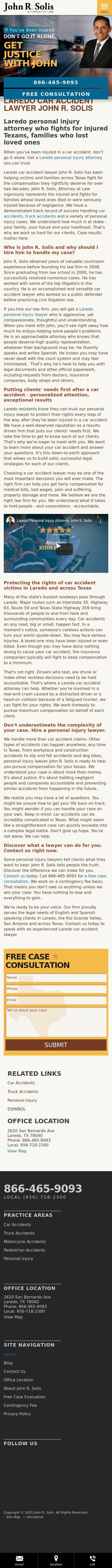 JOHN R. SOLIS, ATTORNEY AT LAW - Laredo TX Lawyers