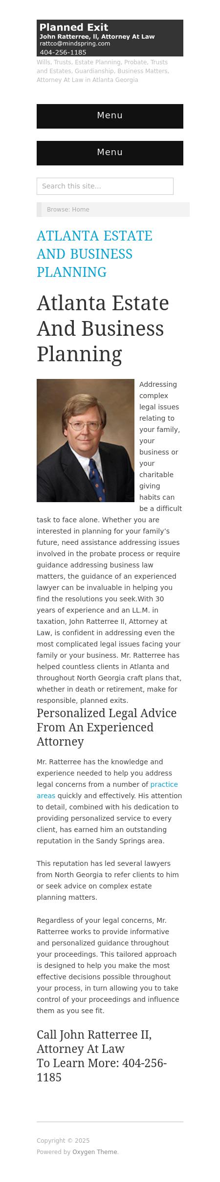 John Ratterree II, Attorney at Law - Atlanta GA Lawyers