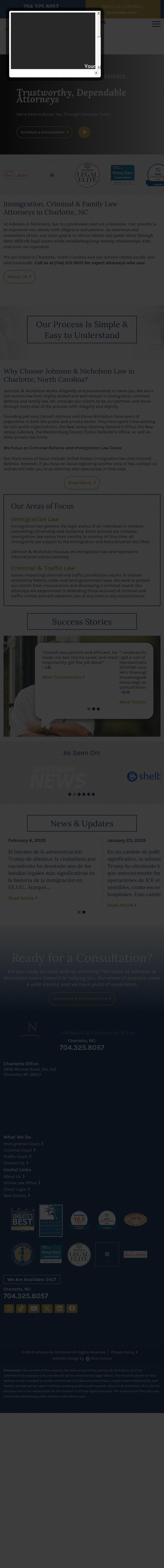 Johnson & Nicholson, PLLC - Charlotte NC Lawyers