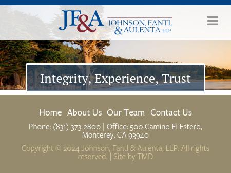 Johnson Fantl & Kennifer LLP - Monterey CA Lawyers
