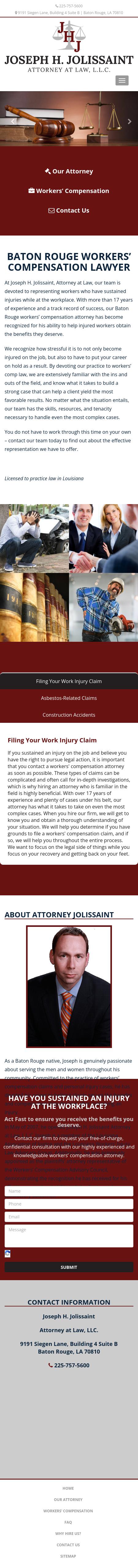 Jolissaint, Joseph H Attorney At Law - Baton Rouge LA Lawyers