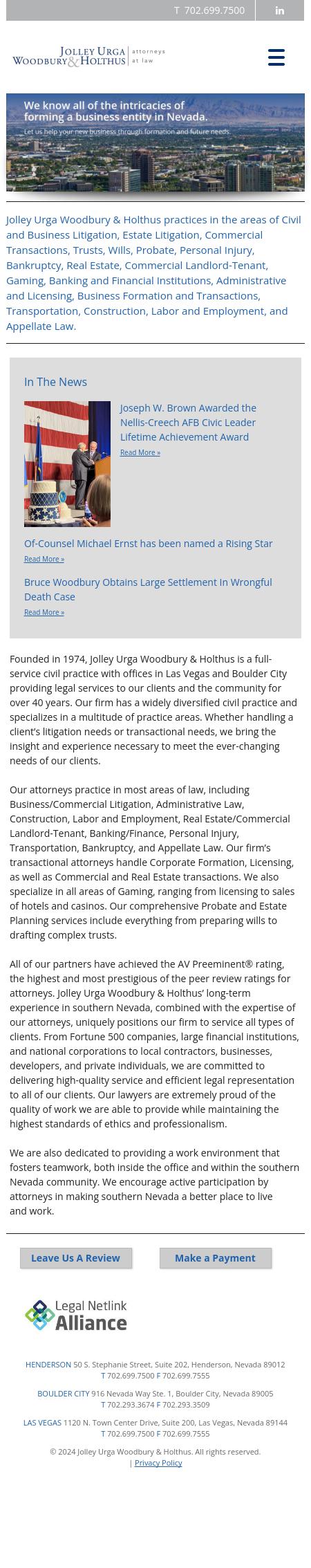 Jolley Urga Wirth Woodbury & Standish - Las Vegas NV Lawyers
