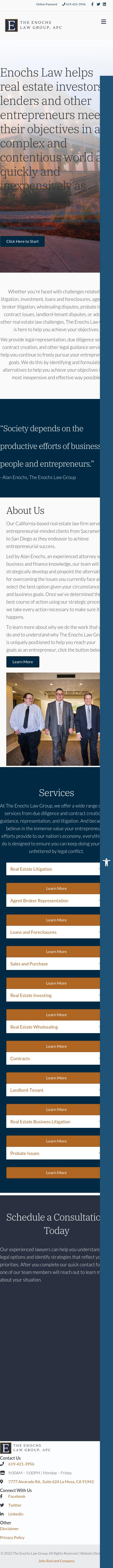 Jon Alan Enochs Law Firm - La Mesa CA Lawyers