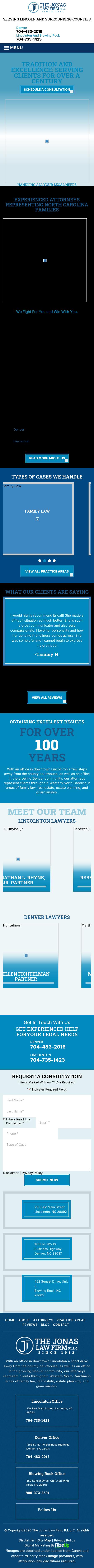 Jonas Law Firm PLLC - Lincolnton NC Lawyers