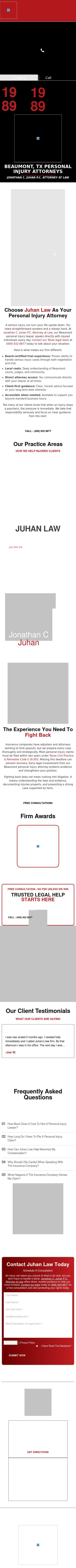 Jonathan C. Juhan P.C. Attorney at Law - Beaumont TX Lawyers