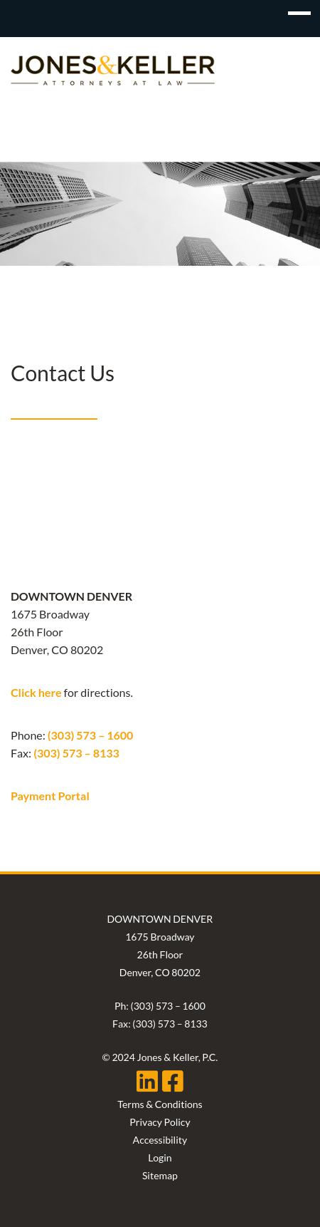 Jones & Keller PC - Denver CO Lawyers