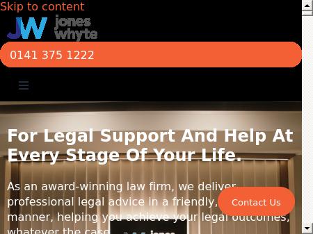 Jones Whyte - G2 2DH  Lawyers