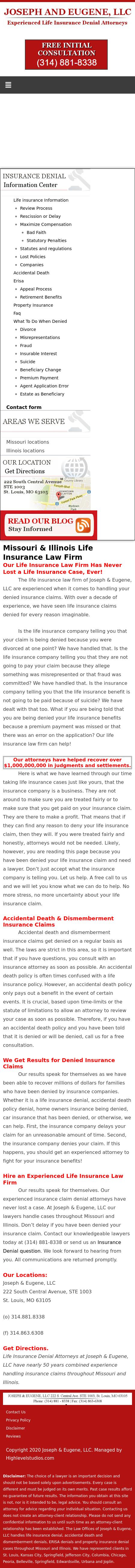 Joseph & Eugene, LLC - St. Louis MO Lawyers