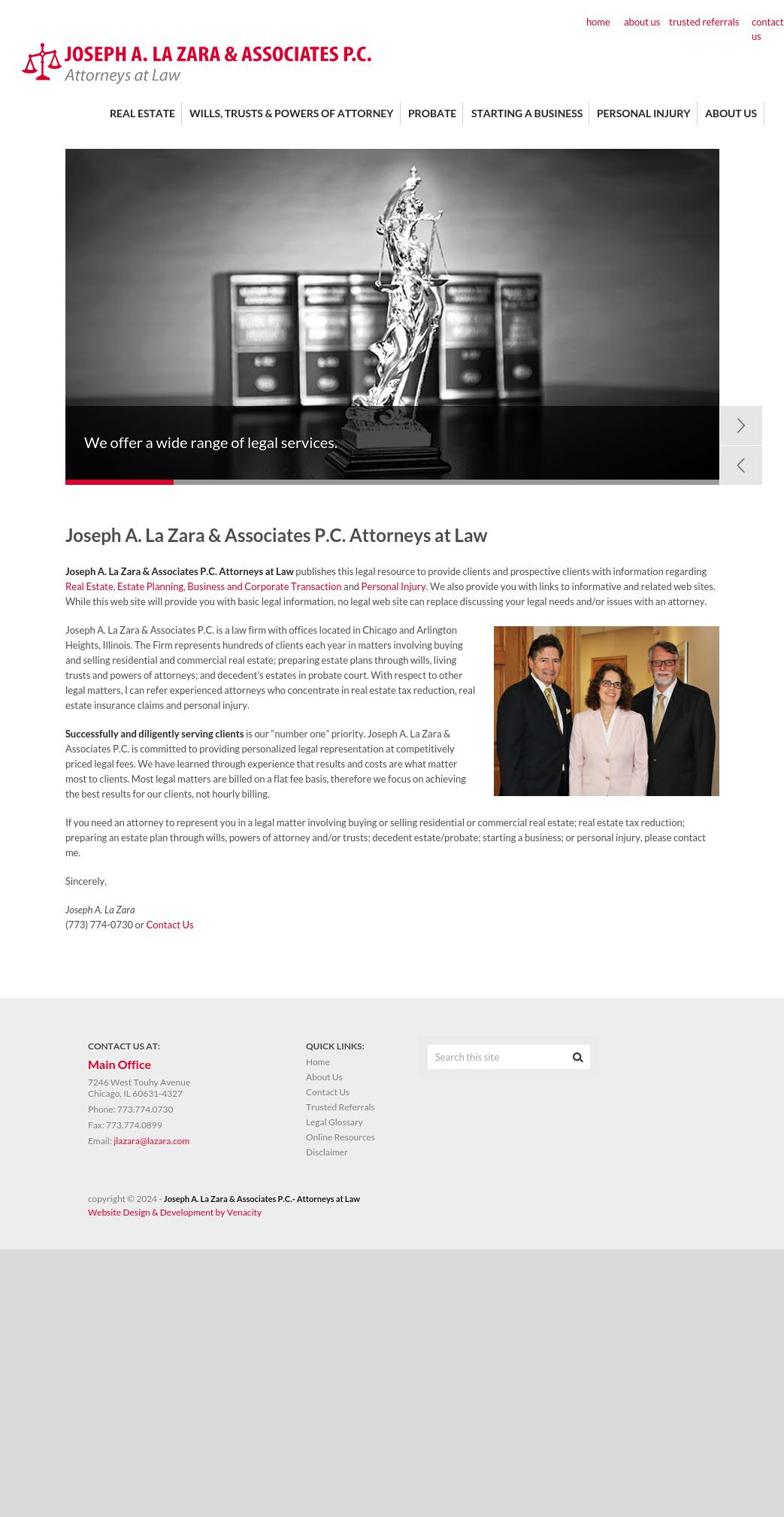 Joseph A. La Zara & Associates P.C. Attorneys at Law - Chicago IL Lawyers