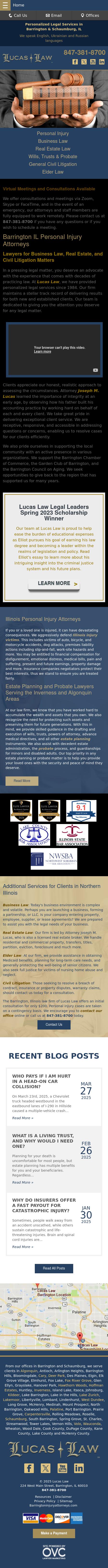 Joseph M. Lucas & Associates, L.L.C. - Barrington IL Lawyers