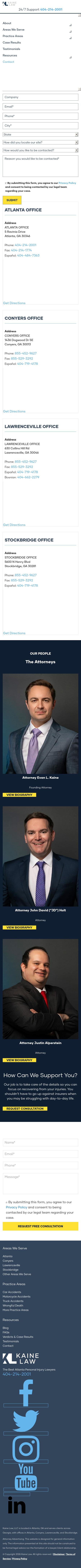 Kaine Law - Conyers GA Lawyers