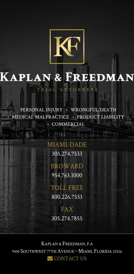 Kaplan & Freedman PA - Miami FL Lawyers