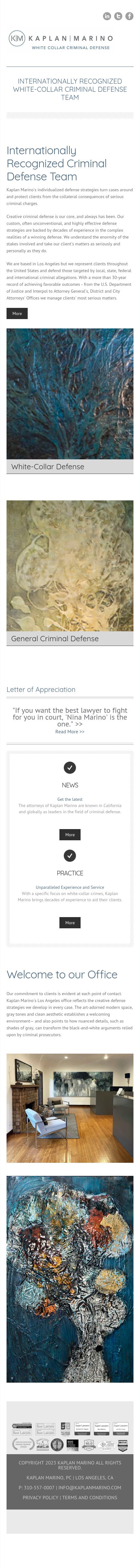 KAPLAN MARINO - Beverly Hills CA Lawyers