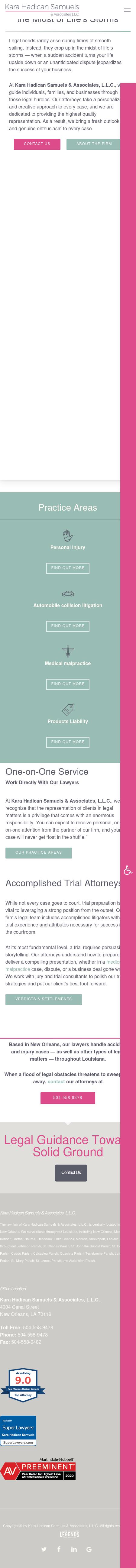 Kara Hadican Samuels & Associates, L.L.C. - New Orleans LA Lawyers