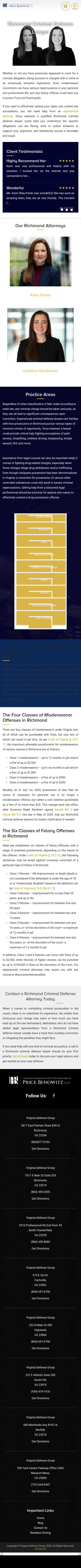 Virginia Defense Group -  Richmond VA Lawyers