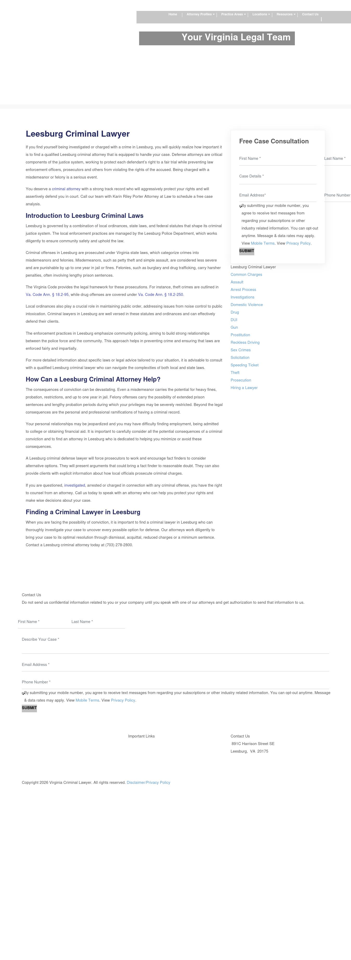 Karin Riley Porter Attorney at Law - Leesburg VA Lawyers