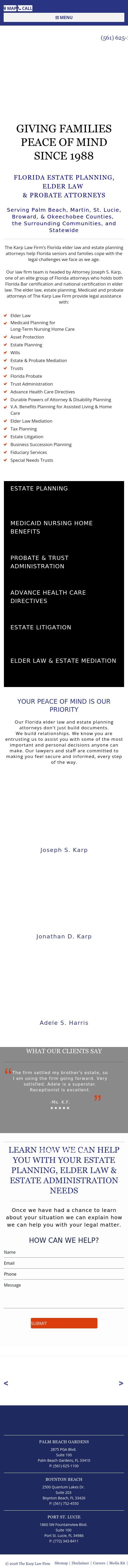 Karp Law Firm The - Palm Beach Gardens FL Lawyers