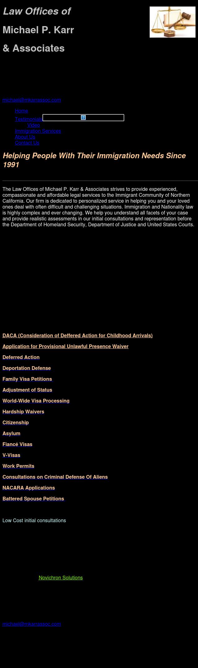 Karr Michael P Attorney At Law - West Sacramento CA Lawyers