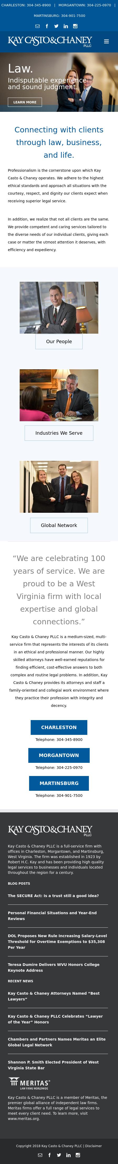 Kay Casto & Chaney PLLC Attorneys at Law - Charleston WV Lawyers