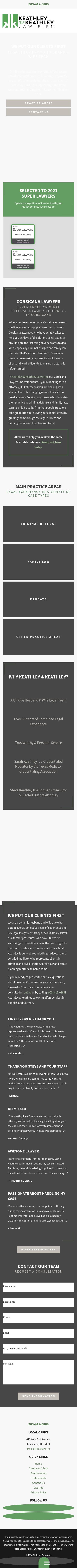 Keathley & Keathley - Corsicana TX Lawyers
