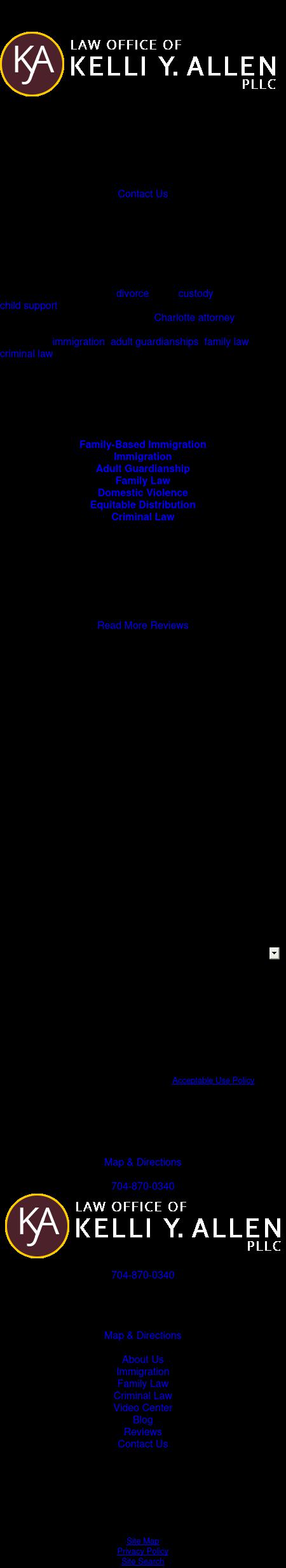 Law Office of Kelli Y. Allen, PLLC - Charlotte NC Lawyers