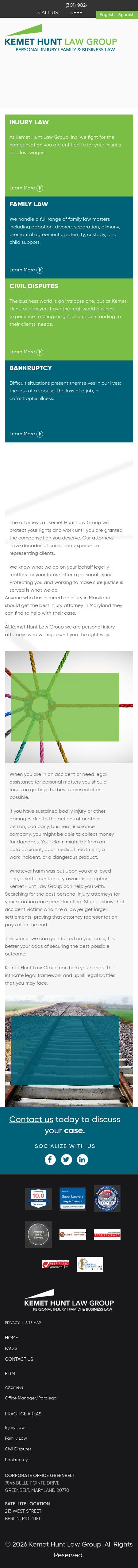 Kemet & Hunt Law Group - Beltsville MD Lawyers