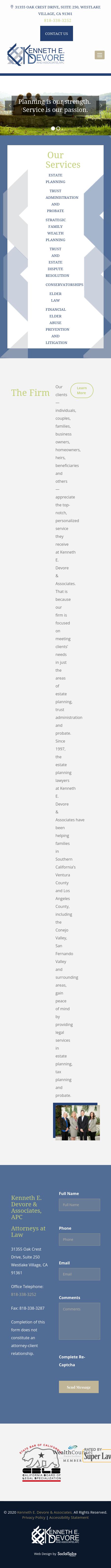 Kenneth E. Devore & Associates - Westlake Village CA Lawyers
