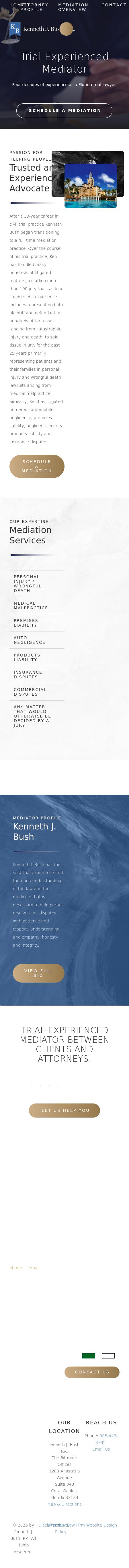 Kenneth J. Bush, P.A. - Coral Gables FL Lawyers