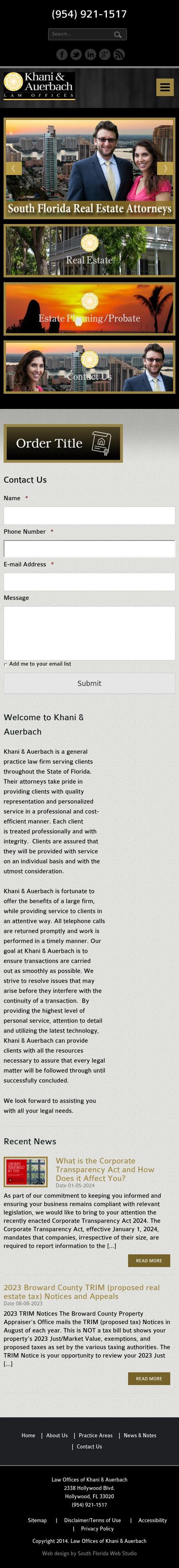 Khani & Auerbach - Hollywood FL Lawyers
